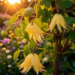 Клематис «Голден Сюрпрайз»